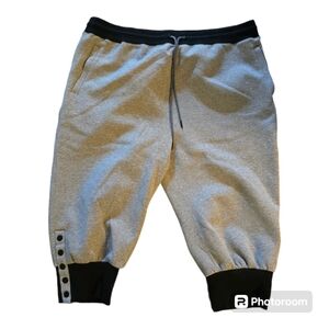 Hunter for Target cropped gray sweatpants 1X